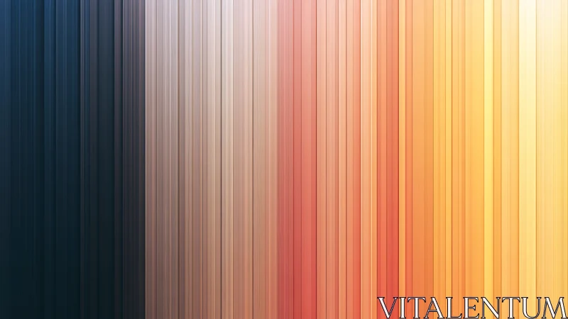 Vertical gradient stripes shifting from dark blue to gold.