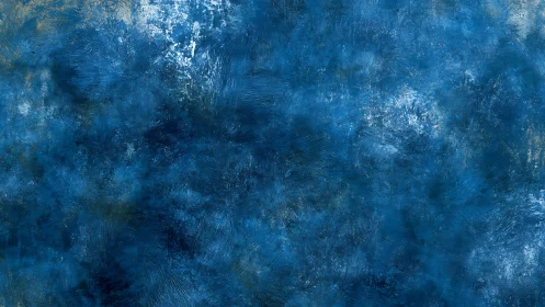 Textured deep blue abstract painted background surface.