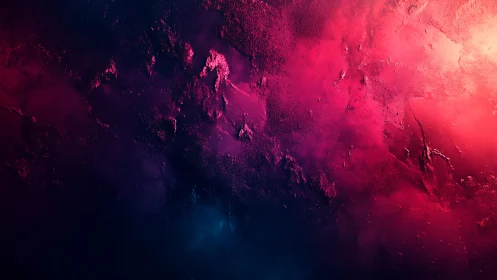 Vivid Abstract Texture with Pink and Blue Lighting Effects.