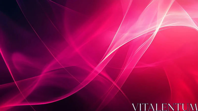 Velvet pink light waves drifting through a dreamy glow.