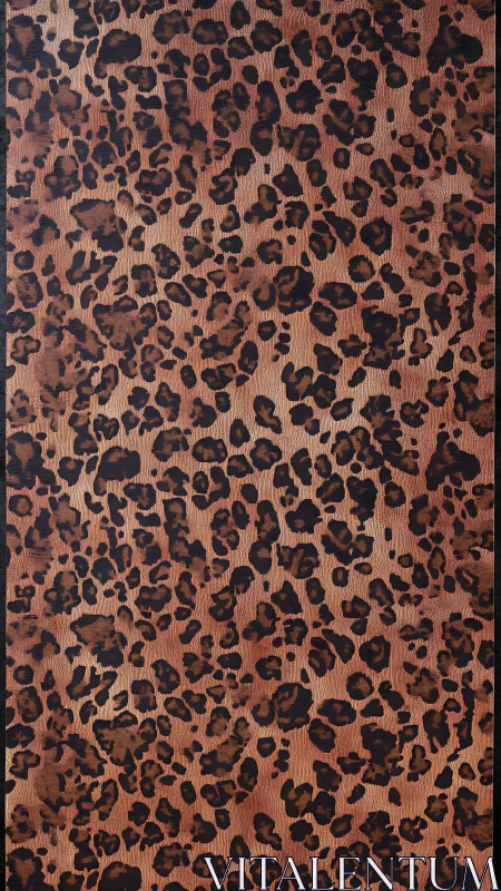 Leopard Print Textile Surface Pattern Analysis.