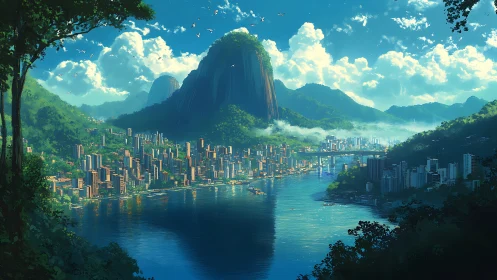 Emerald Valley City: A Breathtaking Metropolis Nestled in Nature