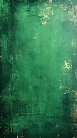Green textured abstract surface with distressed paint marks.