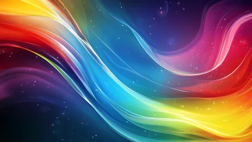 Prismatic light waves flow across deep cosmic gradient.