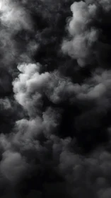 Volumetric storm cloud plumes in dramatic low key lighting.