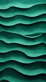 Emerald wave layers drifting in a quietly sculpted sea.