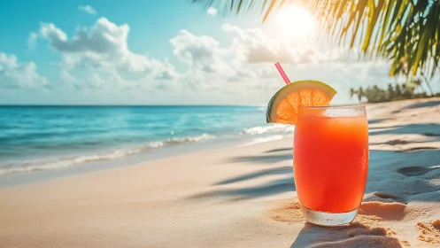 Tropical Bliss in a Glass: Paradise Refreshment.