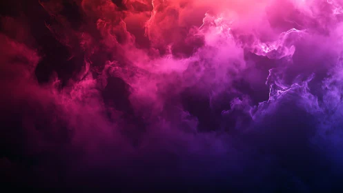 Velvet nebula clouds glowing in pink, magenta, and violet.