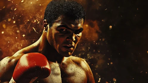 Champion's Fire Forged in Golden Flame and Fury.