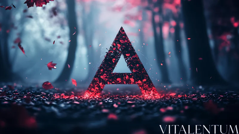 Triadic Symbol Ignition: Phosphorescent Particle Dispersal Through Misty Arboreal Void.