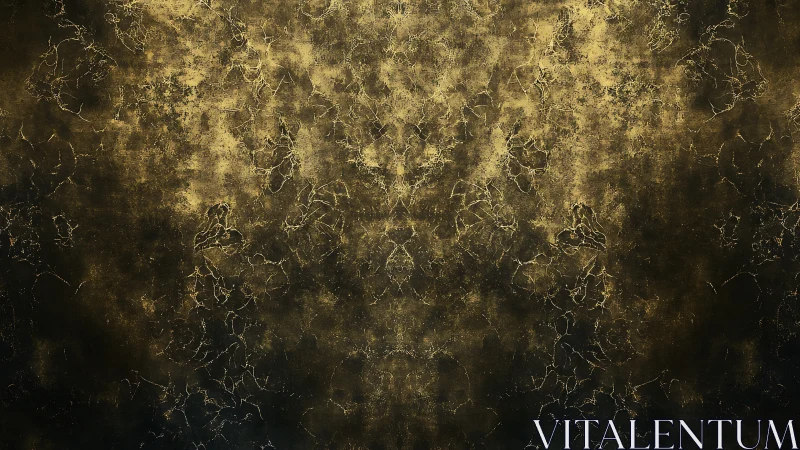 Gilded Nebula Wall, cracked starlight veining the dark.