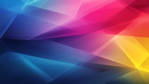 Vibrant abstract geometric background with colorful gradients.