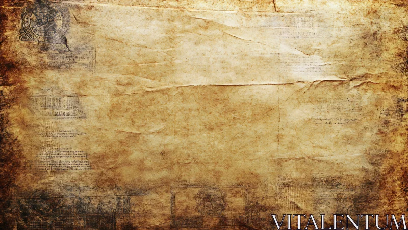 Aged cartographic parchment with distressed archival patina.