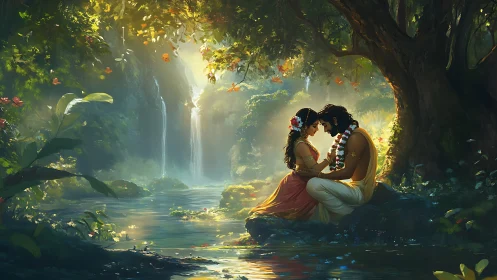 Enchanted Reunion by Twilight Waterfall. Secret.