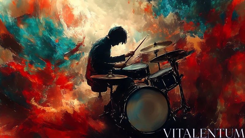 Stormbeat drummer ignites a swirling nebula of sound and color.