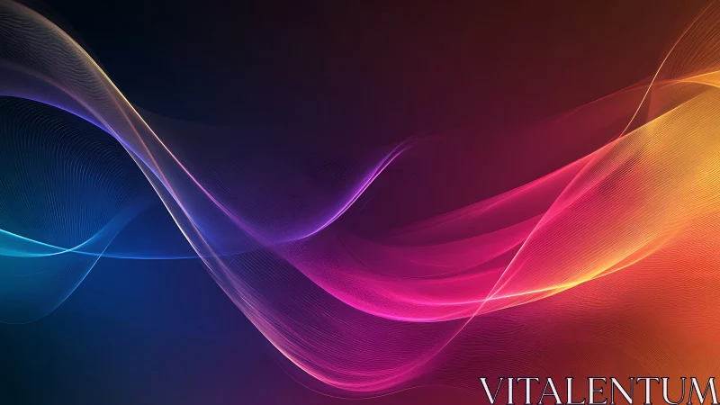 Prismatic light waves flow across a dark cosmic gradient.