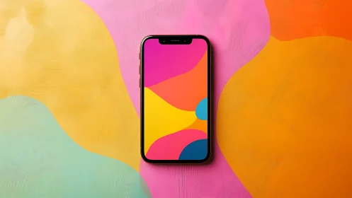 Chromatic Rebellion: A Smartphone's Kaleidoscopic Soul.