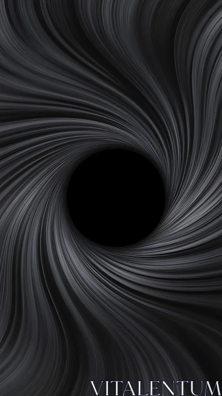 Velvet Event Horizon Swirling Into a Silent Midnight Core.