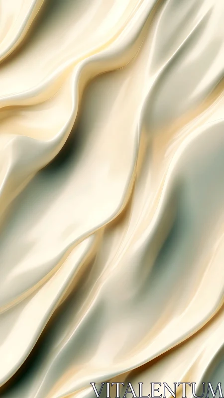 Pearlescent fluid folds with glossy specular highlights