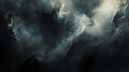 Tempestborne abyss where stormlight carves the endless dark.