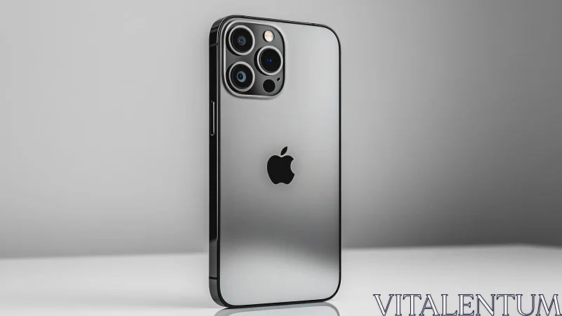 Premium smartphone displayed with quad camera system.