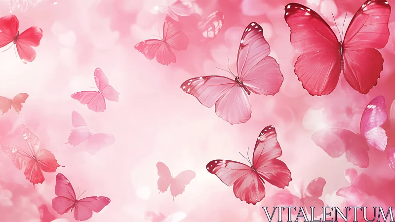 Chromatic analysis of translucent pink butterfly swarm dynamics.