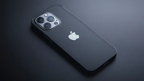 Midnight Magic: iPhone 12 Pro's Geometric Symphony.