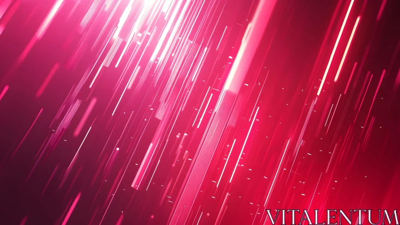 Vibrant pink light streaks in dynamic abstract digital style.
