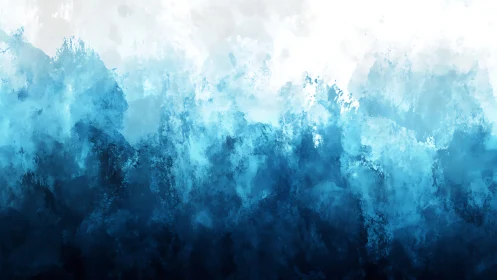 Abstract blue gradient texture with layered brush strokes.