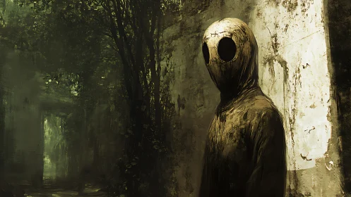 Quiet watcher at the edge of a forgotten forest corridor.