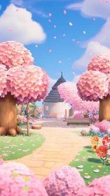 Cherry Blossom Village: A Dreamy Escape Into Spring.