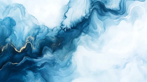 Gentle blue currents drifting through soft cloudlight.