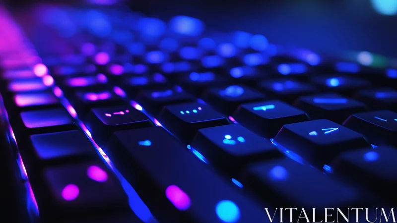 Neon keystroke highway glowing in cyber twilight silence.