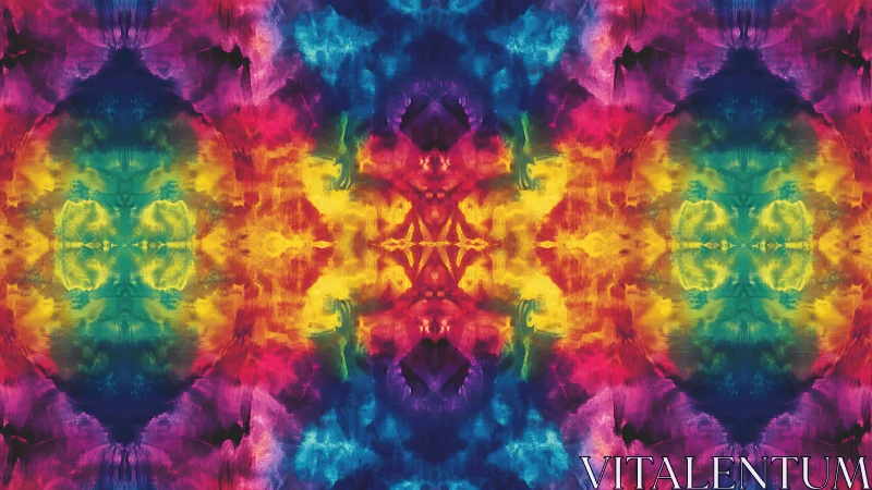 Radiant kaleidoscopic nebula blazes in mirrored symmetry.