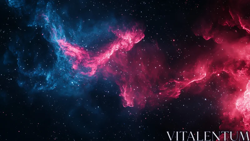 Neon nebula currents trading secrets across dark space.