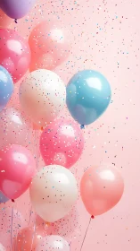Confetti Dreams Float Through Pink Paradise