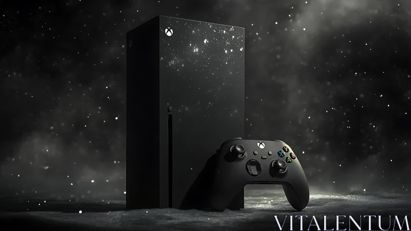 Xbox Series X Console and Controller in Cosmic Setting