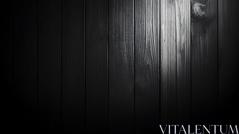 Dark wooden plank wall with subtle directional lighting.