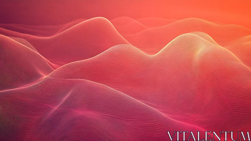 Parametric wavefield landscape in luminous gradient mesh.