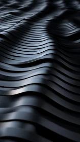 Midnight metal waves undulate across a sculpted horizon.