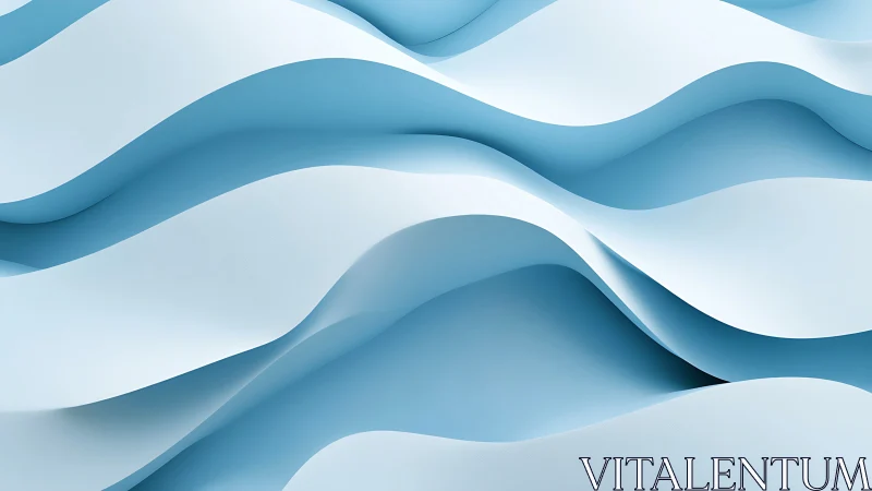 Soft blue waves drifting in calm, layered harmony.