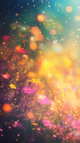 Botanical Subject with Ambient Bokeh Illumination.