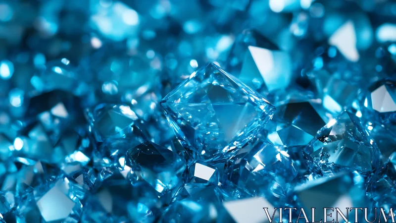 Azure diamond chorus glitters in a crystalline daydream.