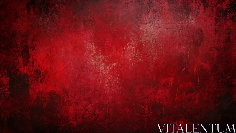 Deep crimson textured backdrop evokes bold dramatic intensity.