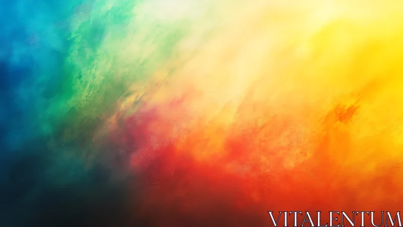 Color storms collide as a radiant nebula melts into daylight