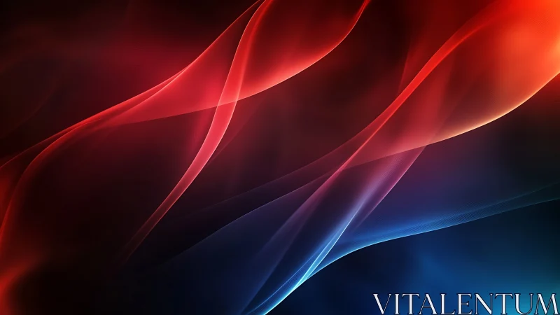 Color currents drift like silk ribbons through digital dusk