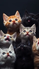 Adorable Kitten Crew Brings Big Expressions.