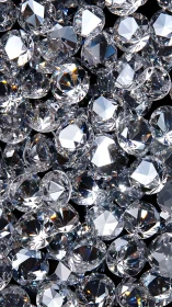 Glittering diamonds gathered in a sparkling crystal daydream.