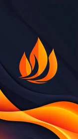 Dancing Flames Ignite Against Velvet Darkness