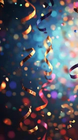 Ribbons Dance Through Bokeh's Glowing Symphony